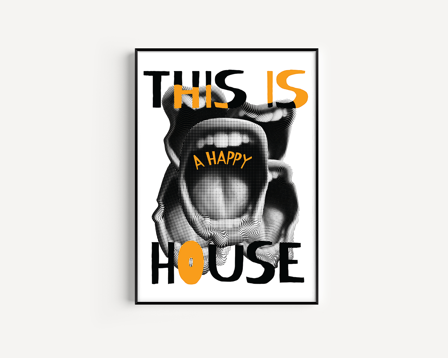 Orange Happy House